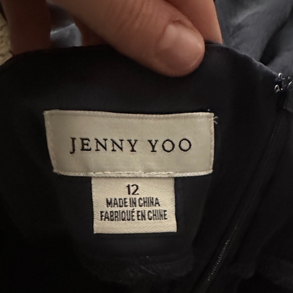 Jenny Yoo Navy Slip Dress - Picture 7 of 9